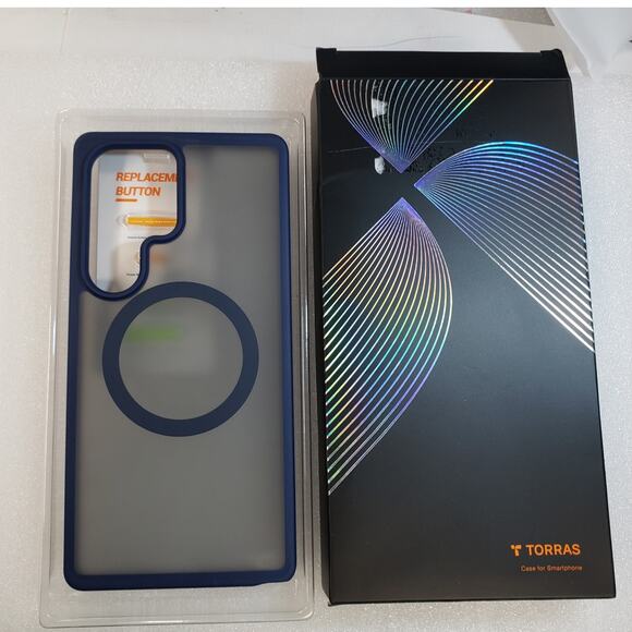 TORRAS Magnetic Shockproof Case For Samsung Galaxy S25 Ultra Blue Frosted Matte - Picture 1 of 9
